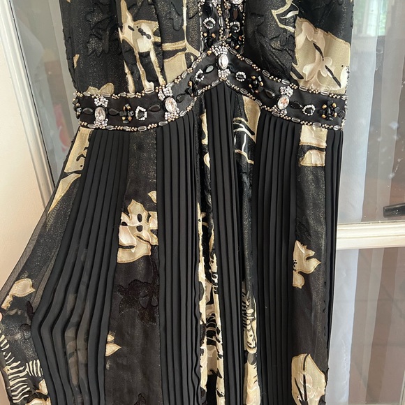 Beautiful Beaded SZ 2 Sue Wong Noturne Halter Cocktail Dress - Picture 4 of 6